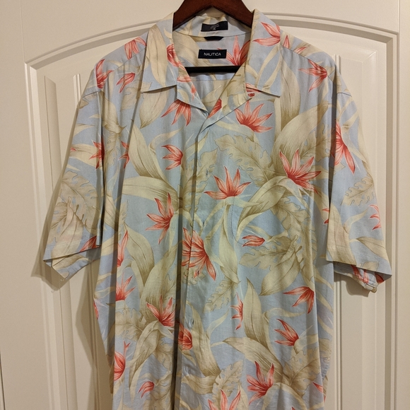 Nautica Short Sleeve Button Up - Picture 1 of 3